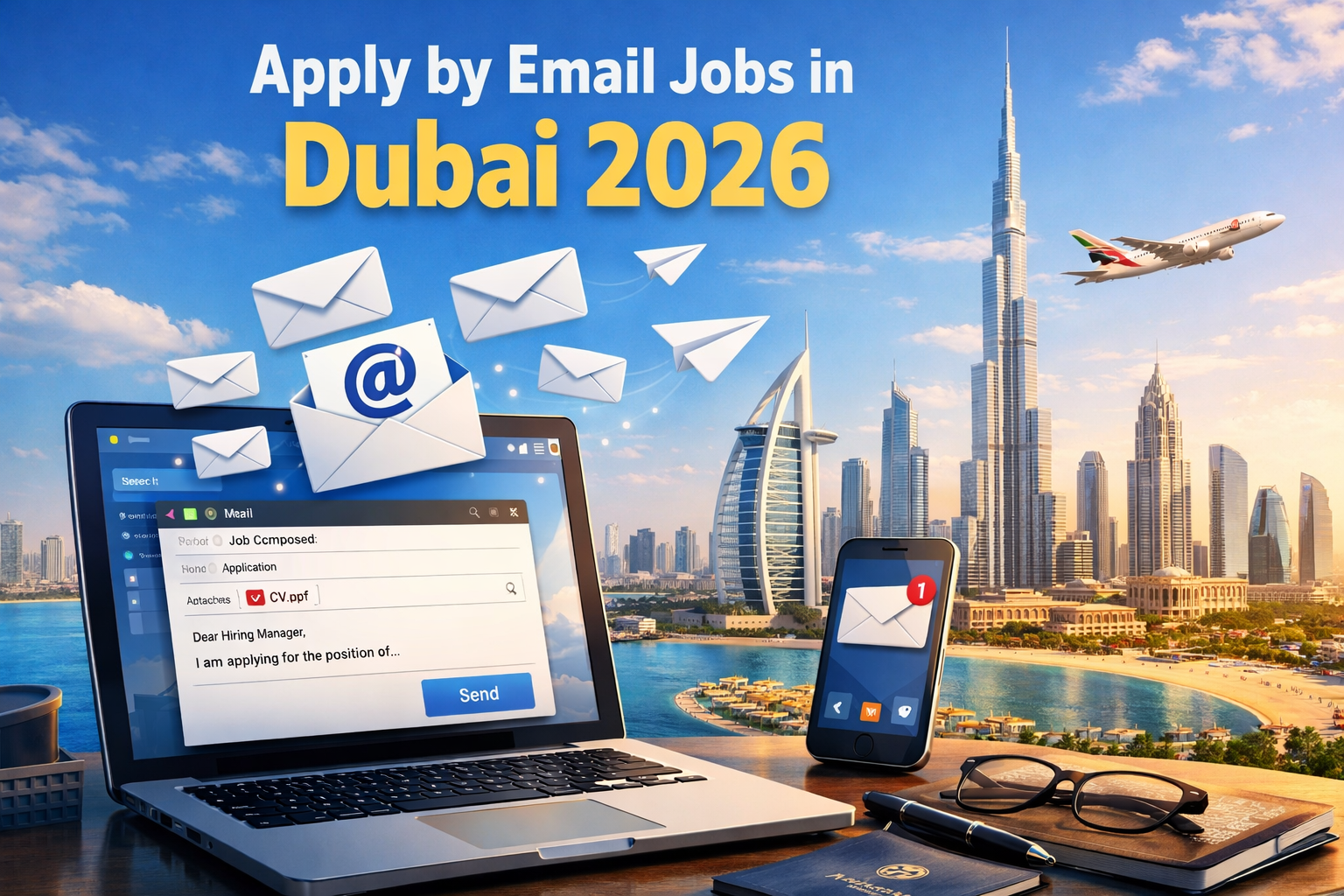 Apply by email jobs in Dubai 2026 direct hiring UAE