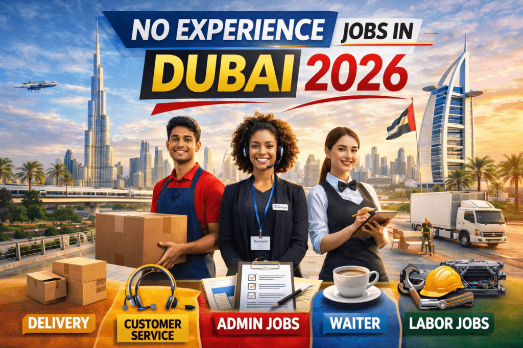 no experience jobs in dubai 2026